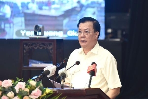 Bí thư Thành ủy Hà Nội Đinh Tiến Dũng: Tập trung tháo gỡ khó khăn, tạo thuận lợi tối đa cho sản xuất kinh doanh