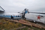Hàng chục người bị thiệt mạng trong vụ rơi máy bay ở Nga