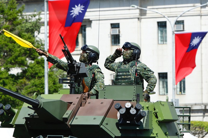 Lực lượng phòng vệ Đài Loan. Ảnh: Ceng Shou Yi/AFP.
