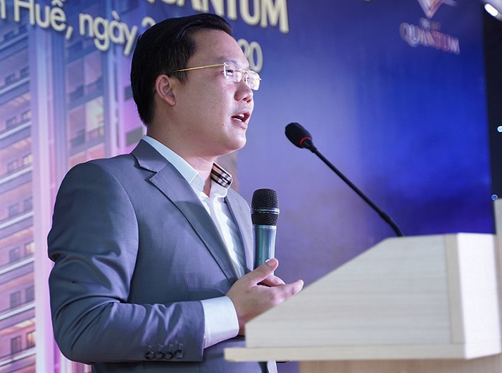 Ông Tống Phước Hoàng Hưng tại buổi ra mắt 1 dự án bất động sản.