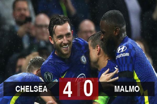 Kết quả Chelsea 4-0 Malmo: Thắng to nhưng kém vui