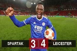 Kết quả Spartak Moscow 3-4 Leicester: Daka lập poker khó tin