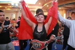 Đánh bại võ sĩ Nhật Bản, Thu Nhi đoạt đai vô địch boxing thế giới