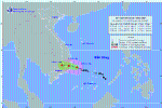 Áp thấp nhiệt đới giật cấp 9 sắp đi vào đất liền Khánh Hòa - Bình Thuận