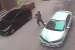 'Cẩu tặc' chém vỡ gương ôtô, cướp xe máy của người dân