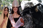 Hoa hậu 25 tuổi và Á hậu 26 tuổi cùng qua đời vì tai nạn thảm khốc, ảnh hiện trường xe hơi nát vụn gây chấn động