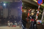 Clip: Hàng chục thanh niên mang theo gậy 'giải quyết mâu thuẫn' giữa ngã tư phố Hà Nội trong đêm