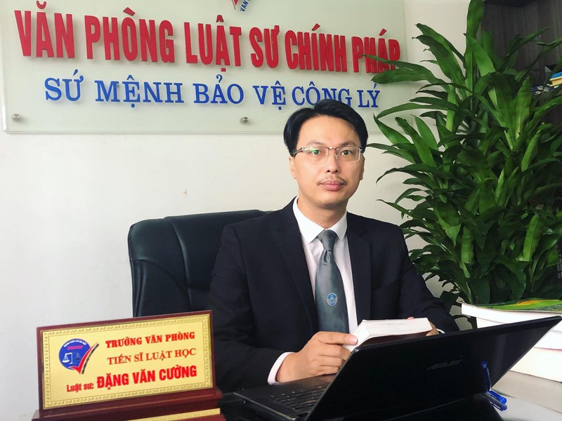 Luật sư Đặng Văn Cường. 