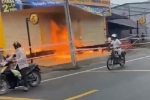 Người đàn ông mua xăng đốt cửa hàng Điện Máy Xanh