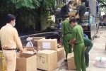 Từ đường dây nóng Giám đốc Công an, tỉnh An Giang bắt nhiều xe chở hàng lậu