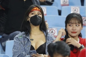 Bị nói chơi trội trên sân Mỹ Đình trong trận Việt Nam - Nhật Bản, hot girl phân trần