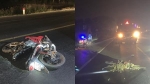 Bình Thuận: Xe máy tông trực diện xe đầu kéo, 1 người chết