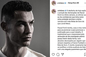 Ronaldo chỉ trích thậm tệ cha đẻ Quả Bóng Vàng
