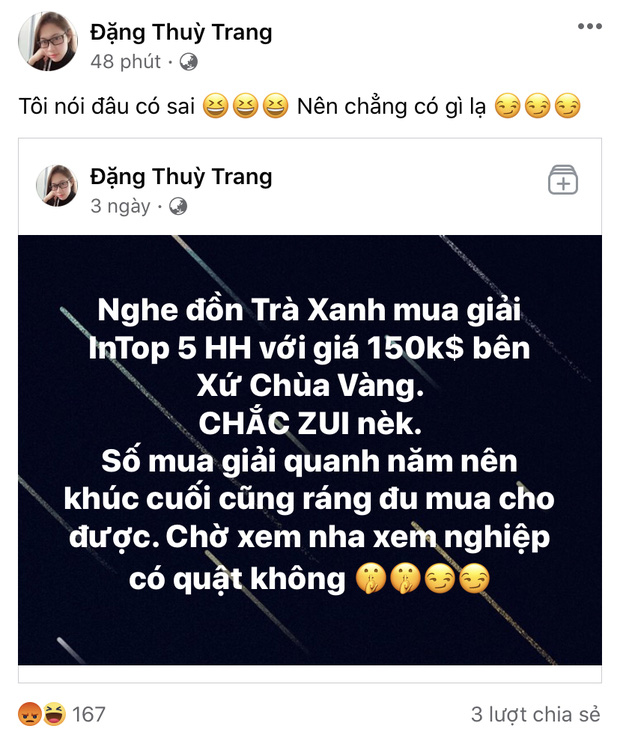 Chị gái Hoa hậu Đặng Thu Thảo bóc phốt Thùy Tiên mua giải, netizen Việt phẫn nộ tột độ! - Ảnh 3.
