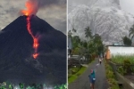 Khoảnh khắc núi lửa tại Indonesia phun trào khiến người dân sợ hãi bỏ hết gia sản chạy thoát thân