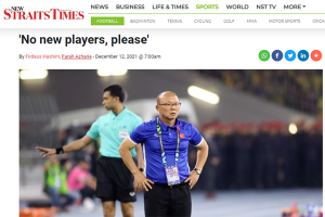 Báo chí Malaysia e ngại sức mạnh của đội tuyển Việt Nam