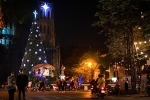 Rực rỡ ánh đèn đón Giáng sinh tại các nhà thờ ở Hà Nội