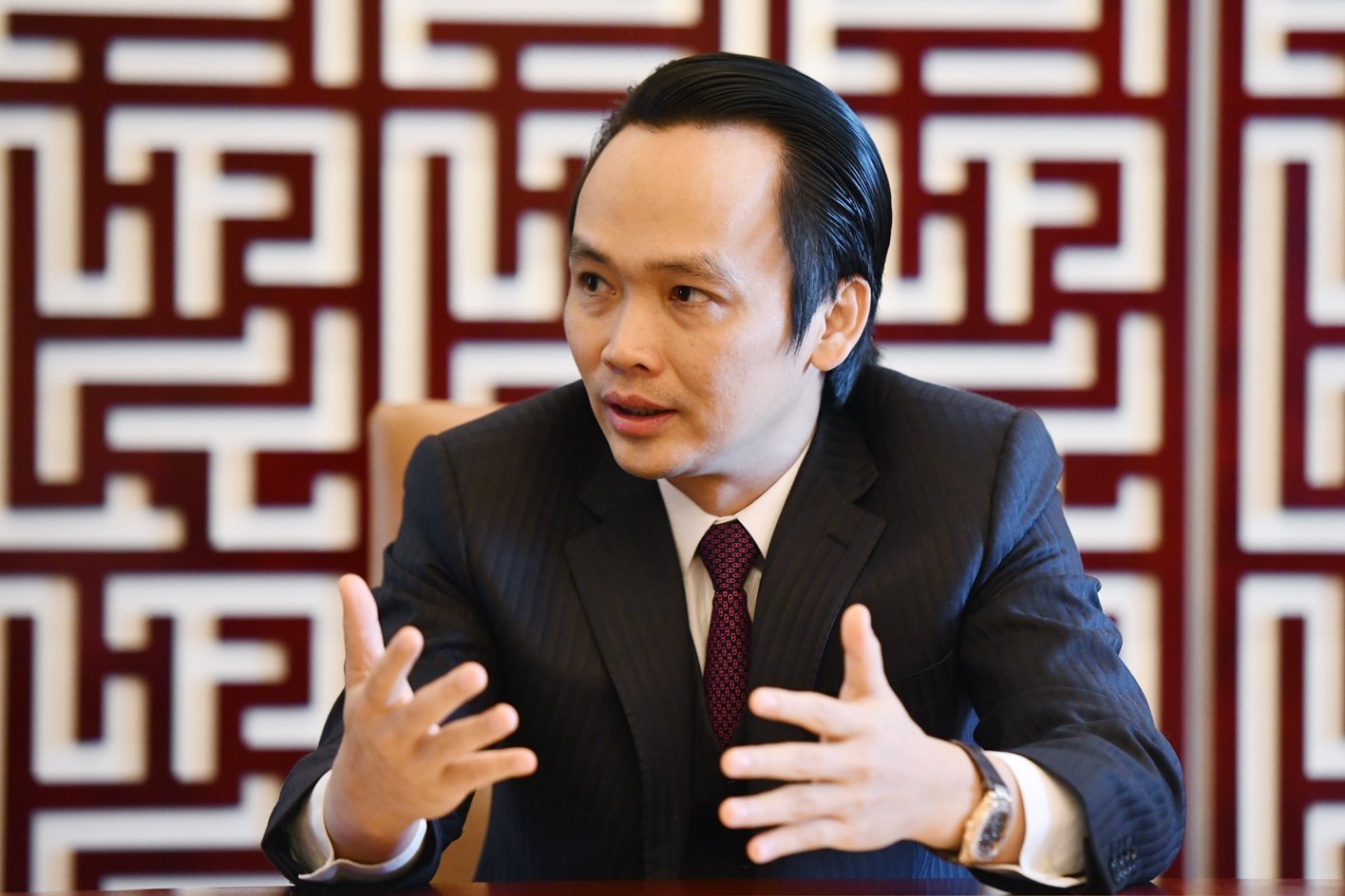 Chủ tịch FLC Trịnh Văn Quyết. Ảnh: Hoàng Hà.