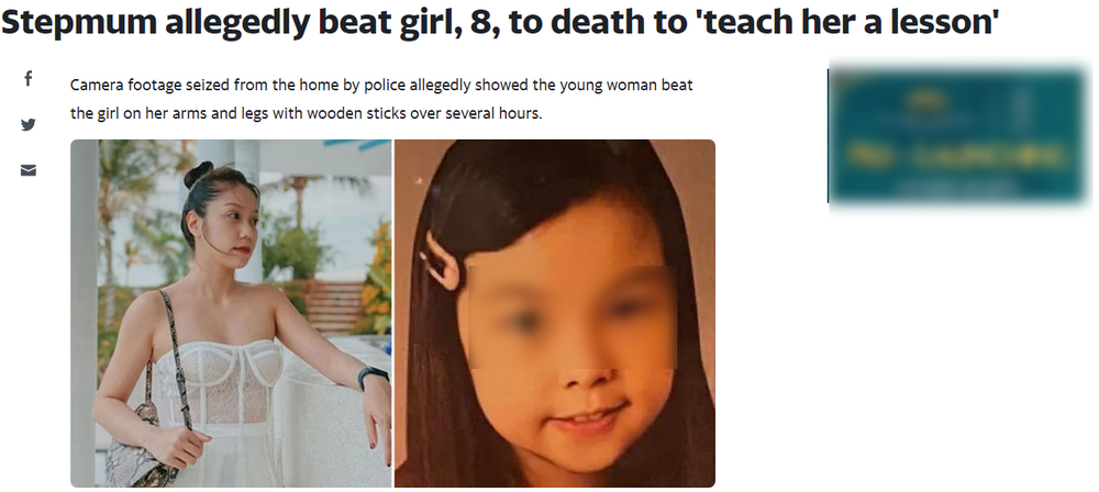 Báo quốc tế đưa tin vụ bé gái 8 tuổi, dư luận phẫn nộ đặt dấu hỏi về vai trò người bố - Ảnh 1.