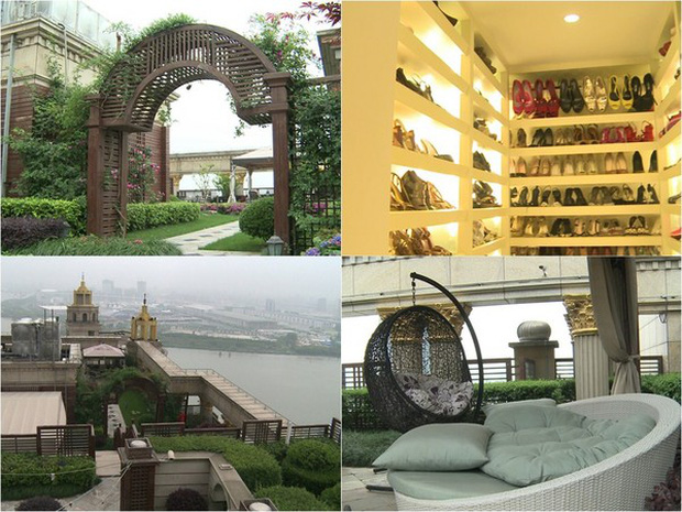 Cận cảnh căn nhà trị giá 200 triệu tệ của Trương Đình. Đây xứng đáng là quần thể kiến trúc rộng lớn khiến ai cũng phải choáng ngợp