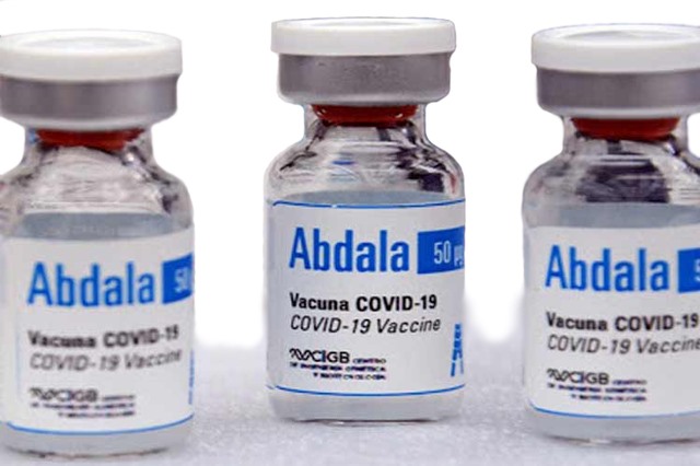 Vaccine Abdala của Cuba. Ảnh: AFP.