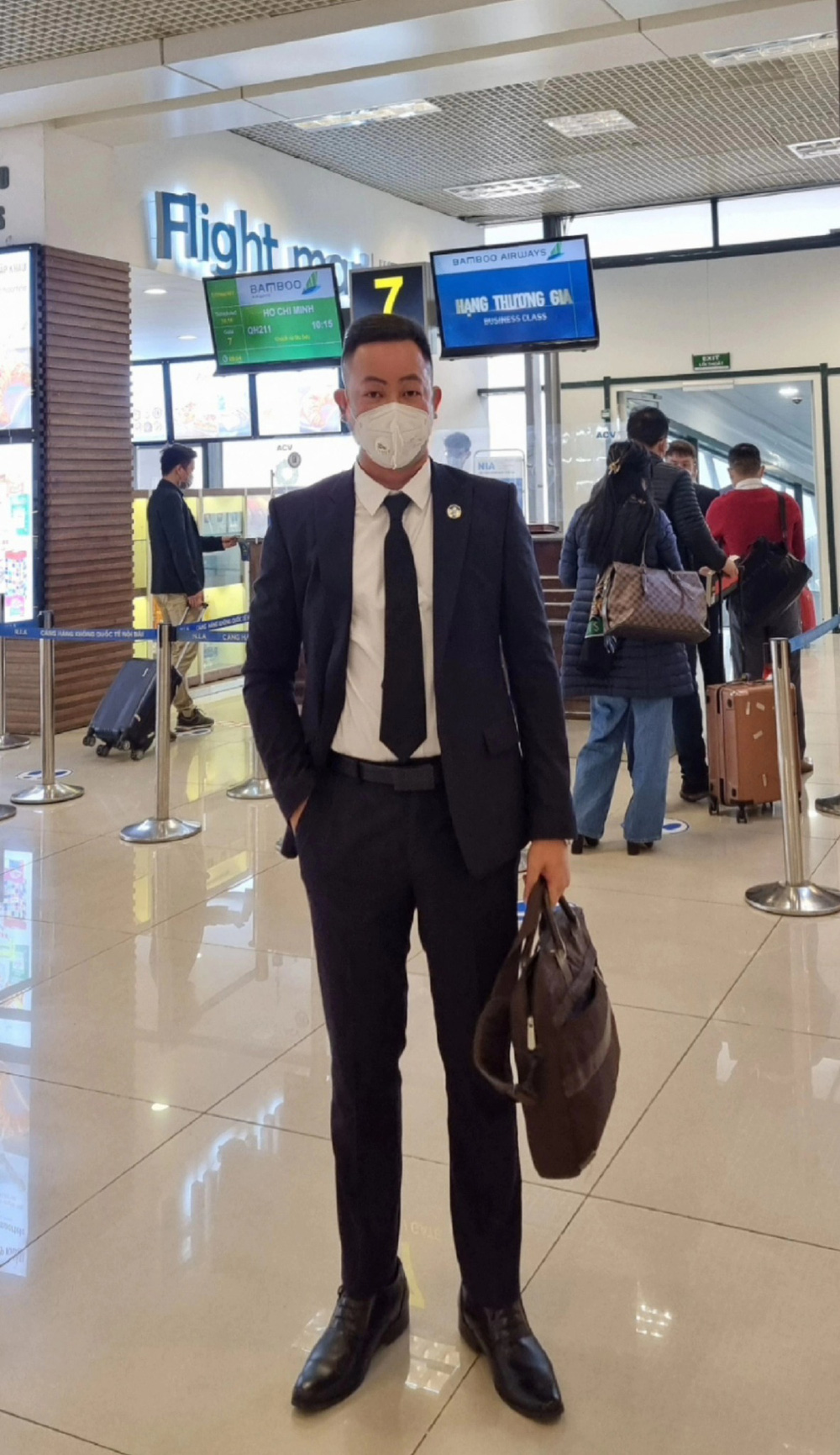 Luật sư Nguyễn Anh Thơm đã bay vào TP.HCM sáng nay.