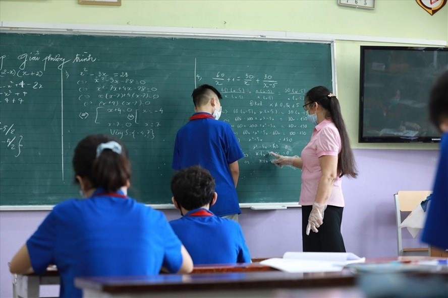 Hà Nội sẽ công bố môn thi lớp 10 trong tháng 3.2022. Ảnh: LĐO.