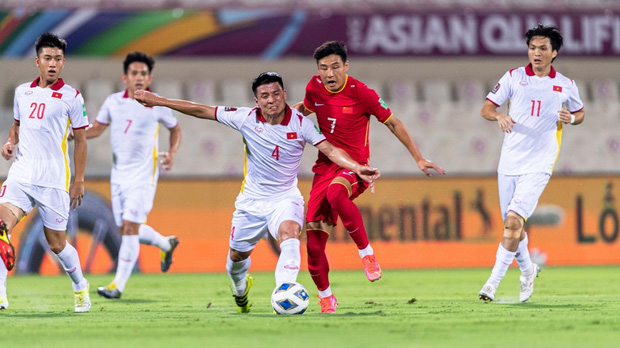 Tuyển Trung Quốc từng thắng vất vả Việt Nam với tỷ số 3-2 ở trận lượt đi vòng loại cuối World Cup 2022.