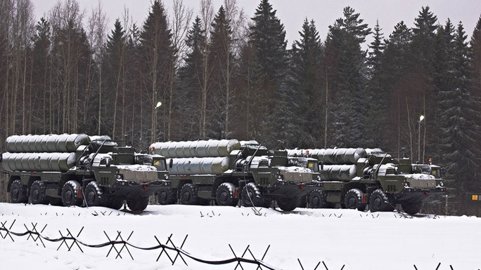 Nga đang triển khai 2 tiểu đoàn tên lửa đất đối không S-400 đến Belarus để chuẩn bị tập trận quân sự vào tháng tới. Ảnh: mil.ru.