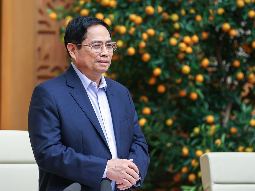 Thủ tướng Phạm Minh Chính yêu cầu mở cửa trường học, du lịch sớm nhất có thể. Ảnh: VGP.