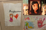 Nhói lòng trước những bức tranh kỷ vật của bé gái 8 tuổi bị bạo hành tử vong: 'Con yêu mẹ rất nhiều'