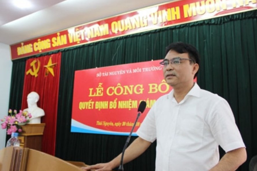 Ông Nguyễn Thanh Tuấn- Giám đốc Sở Tài nguyên và Môi trường Thái Nguyên bị đề nghị xem xét kỷ luật.