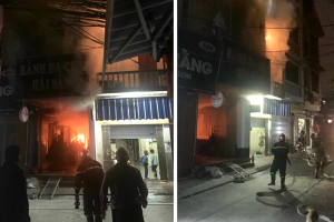 Hà Nội: 7 người thoát nạn tại đám cháy nhà dân trên phố Tôn Thất Tùng