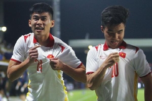 U23 Việt Nam lấy ngôi đầu của Thái Lan ở giải Đông Nam Á