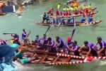 Khua mái chèo khiến đối thủ rơi xuống sông, đội gây chiến nhận giải fairplay khiến nhiều người bức xúc