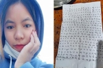 Cô gái bỏ xe ở hầm chung cư rồi biệt tăm, cả nhà òa khóc khi đọc lá thư để lại