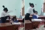 Vụ 2 nữ sinh vây đánh bạn, bắt quỳ xin lỗi: Thêm clip đánh bạn ở lớp học