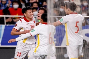 Tuyển Việt Nam lên hạng 96 FIFA sau trận hòa Nhật Bản