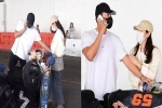 Clip Hyun Bin và Son Ye Jin náo loạn sân bay Mỹ: Nam tài tử liên tục kéo tay bảo vệ vợ trước đám đông, chị đẹp nép sát bên chồng