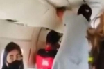 Video: Máy bay bật bung cửa giữa không trung khi đang ở độ cao hàng ngàn mét, hành khách hoảng loạn cố làm một việc thót tim