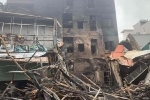 Hỏa hoạn thiêu rụi 7 căn nhà trên phố Nguyễn Hoàng (Mỹ Đình), lửa tại hiện trường cùng khói đen bốc lên dữ dội