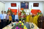 Chủ tịch UBND TP Chu Ngọc Anh chúc mừng Giáo hội Phật giáo Việt Nam thành phố Hà Nội