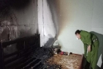 Thái Nguyên: Sét đánh làm cháy một nhà dân
