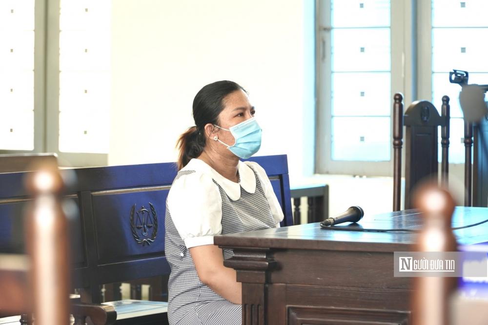 Bị cáo Nguyễn Thị Bích Trâm tại phiên toà ngày 18/5.