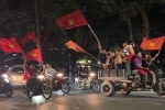 Tạm giữ 5 'quái xế' trong đêm U23 Việt Nam thắng Malaysia