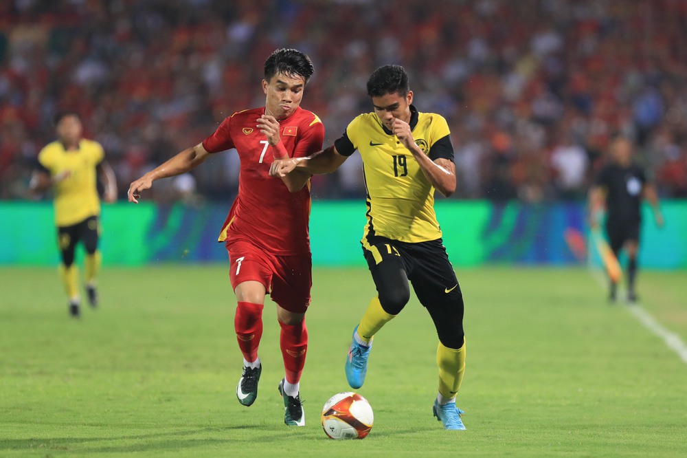 U23 Malaysia đã rất nỗ lực và suýt kéo được U23 Việt Nam tới loạt luân lưu "cân não" (Ảnh: Như Đạt).