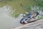 Phát hiện thi thể người đàn ông cạnh xe máy dưới mương nước sau chầu nhậu