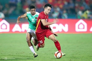 Bùi Hoàng Việt Anh: 'Toàn đội sẽ cố gắng thắng U23 Malaysia'