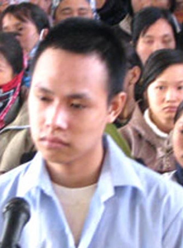 Bị cáo Lê Khánh Duy bị tòa tuyên án chung thân. Ảnh:BBG.