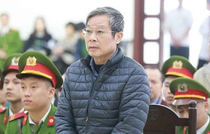 Nguyên bộ trưởng Bộ Thông tin và Truyền thông Nguyễn Bắc Son tại một phiên toà